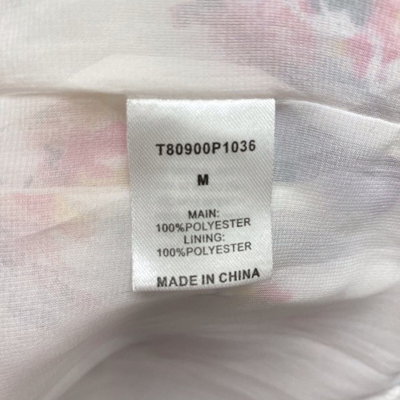 Tart Collections Cole Top Size Medium Off Shoulder Pleated Flowy Floral NWT $178 - Picture 10 of 10